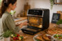 Arendo 4-in-1 Heißluftfritteuse mit 12 Litern: Air Fryer, Backofen, Grill und Dörrautomat in einem